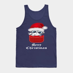 Merry Christmas | Xmas Funny Cat Tank Top